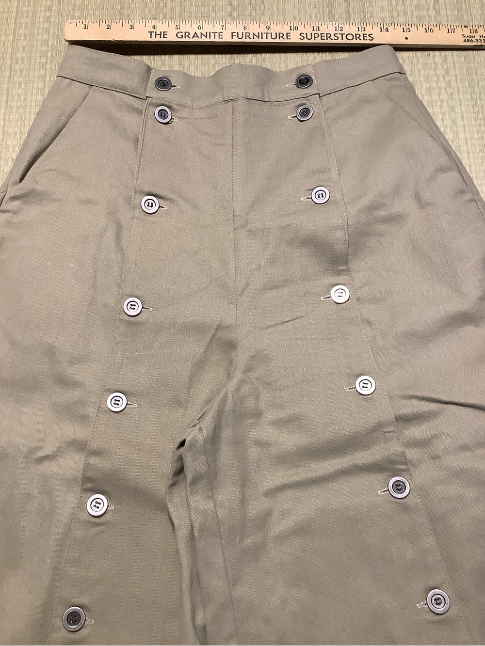 Vintage Scully Brushed Twill Convertible Riding Skirt - Picture 2 of 11